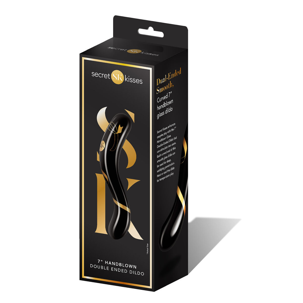 Double Penetration Stroker Secret Kisses Black