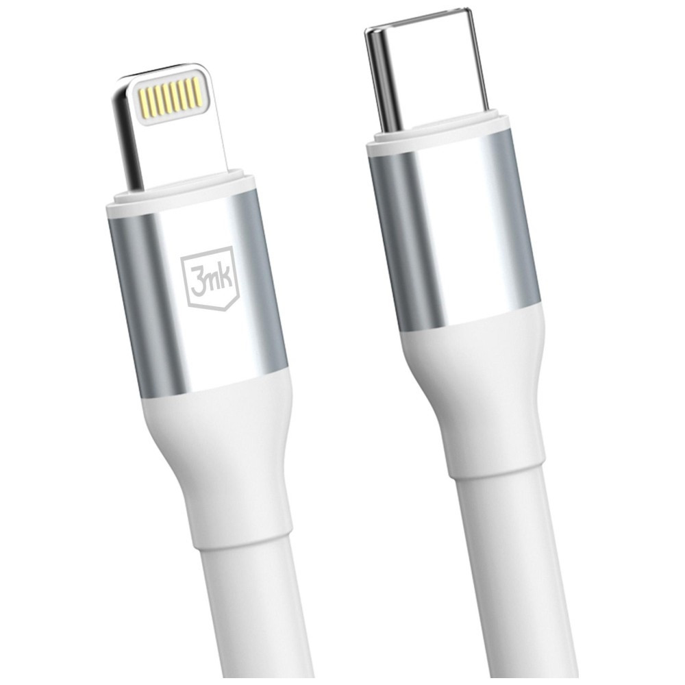 Kabel 3MK Hyper Cable N-SERIES USB-C do Lightning 1m 9V/3A 27W biały