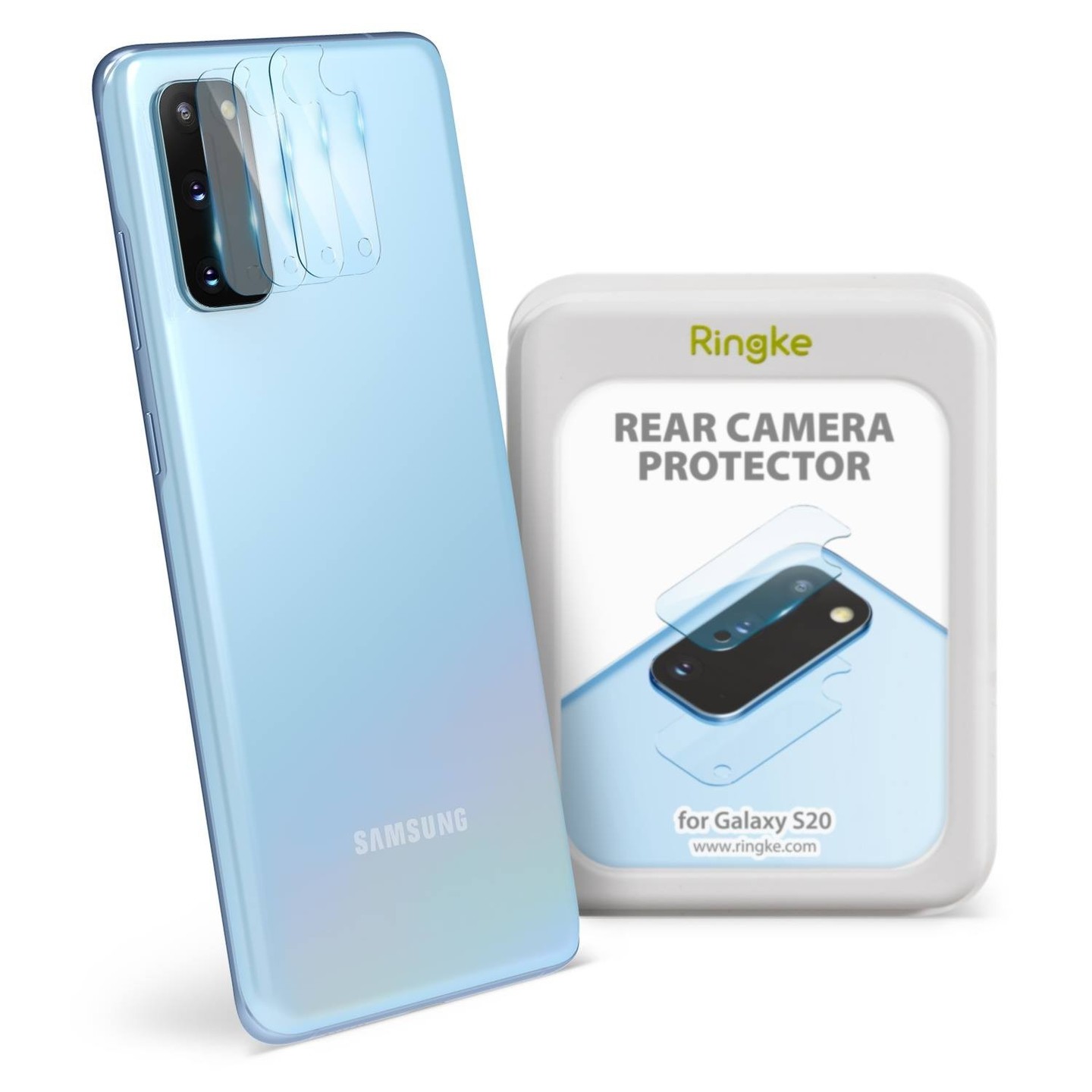 Ringke Camera Glass Samsung Galaxy S20 [3 PACK]