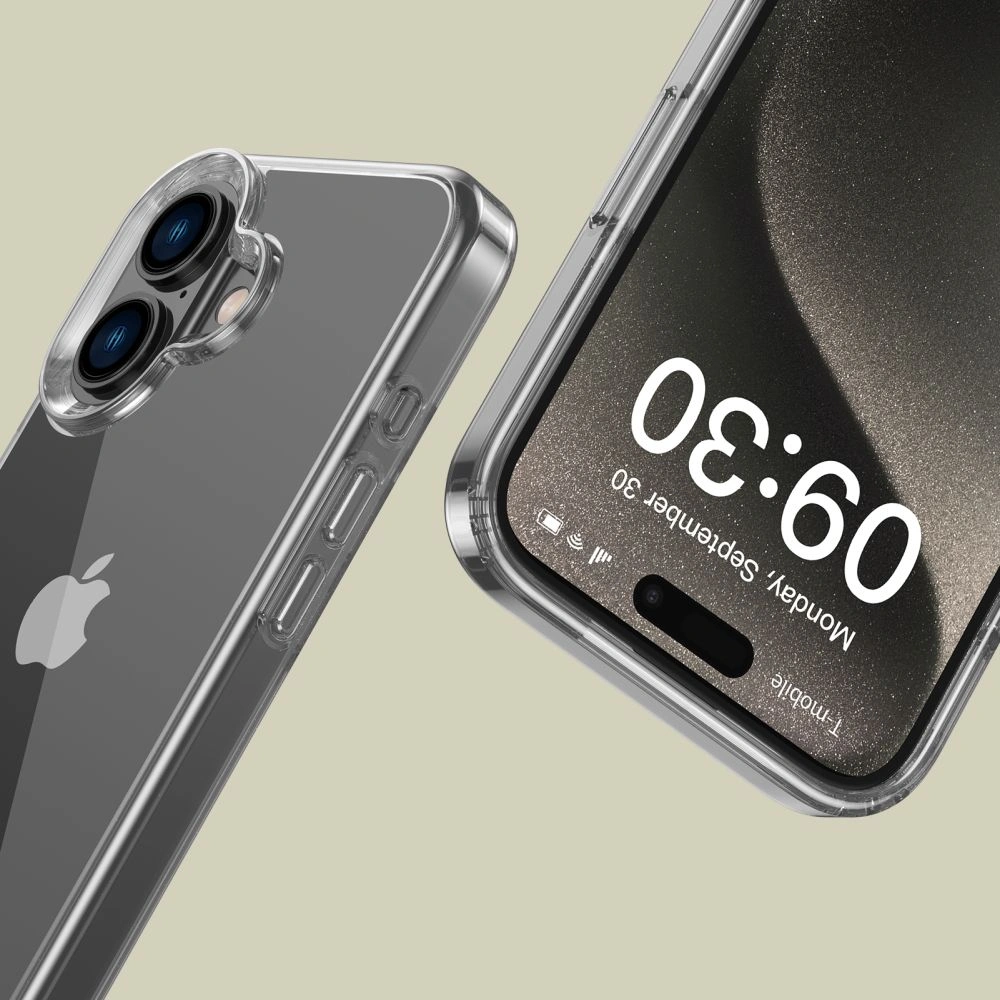 Case Tech-Protect Flexair Hybrid Apple iPhone 16 Clear