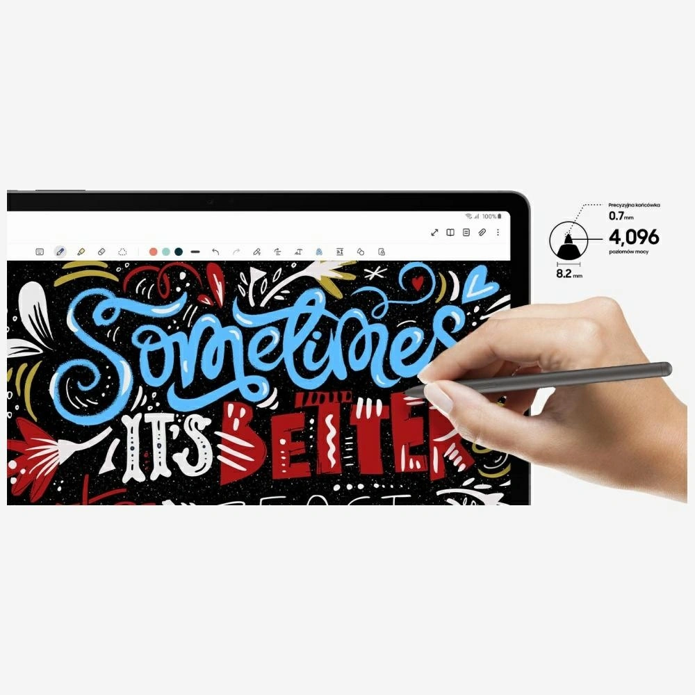 Rysik Samsung S Pen do Galaxy Tab S9 FE / S9 FE+ Plus / S10 FE / S10 FE + Plus biały