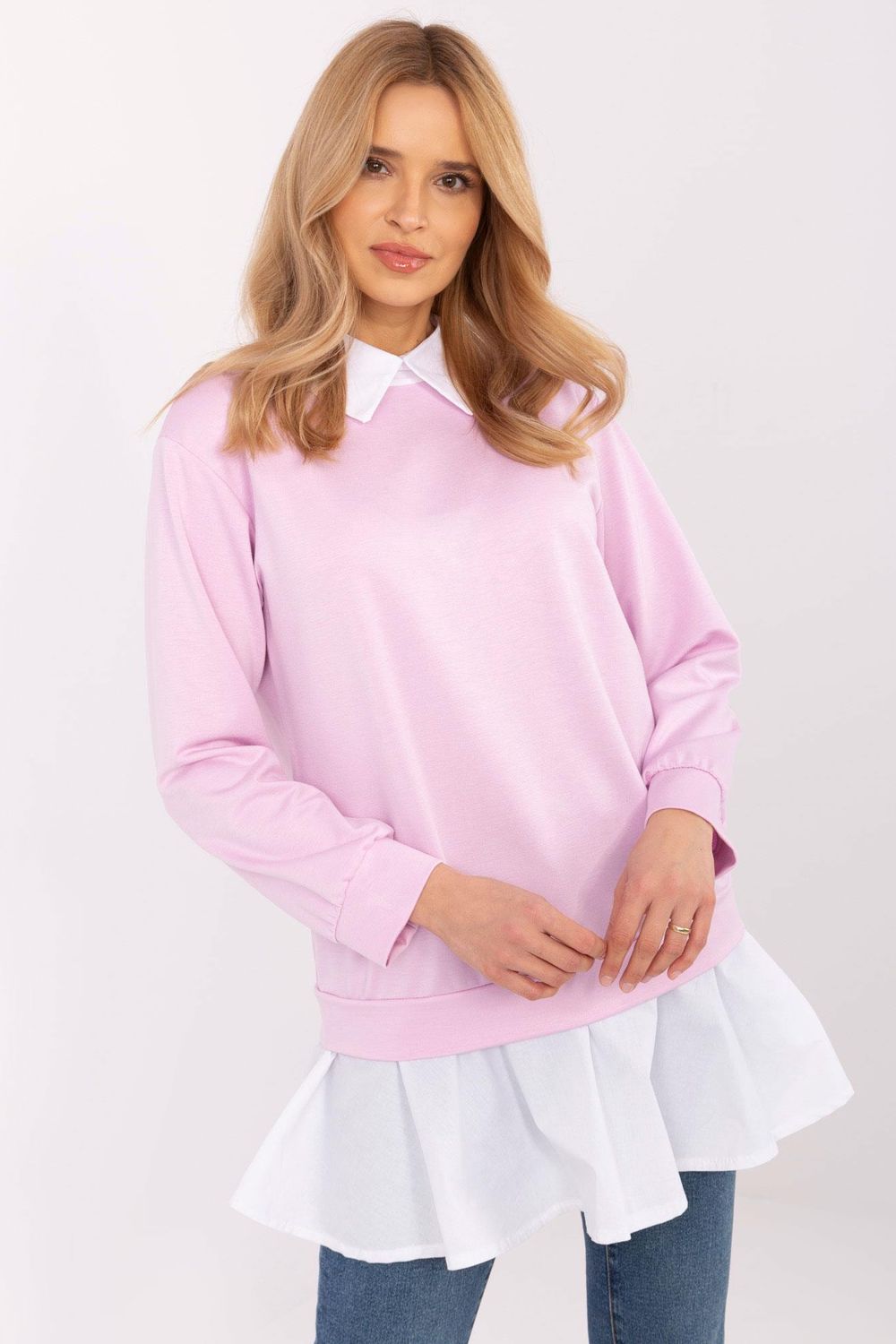  Blouse model 208153 Italy Moda  violet