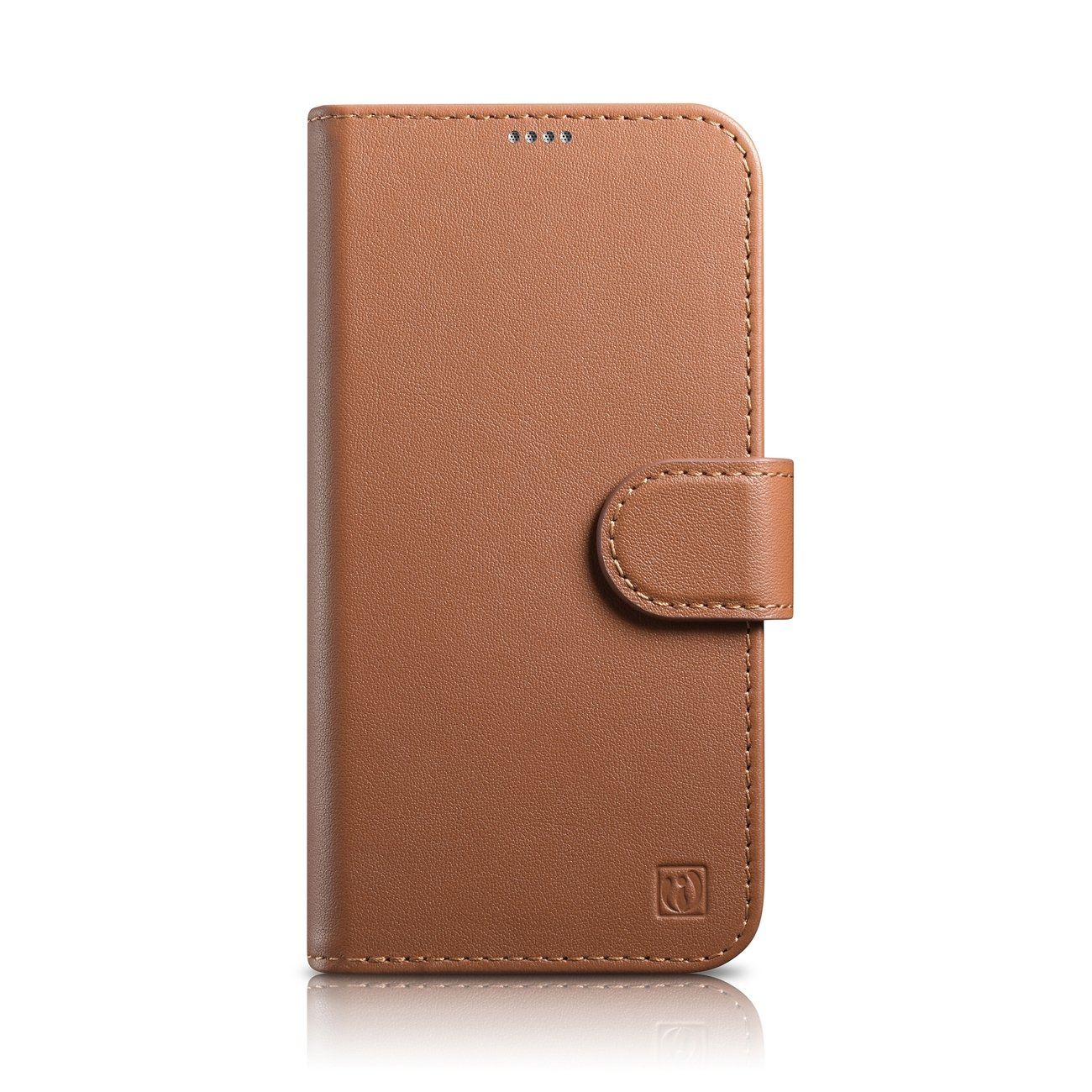 iCarer Wallet Anti-RFID 2in1 Apple iPhone 14 Pro brown