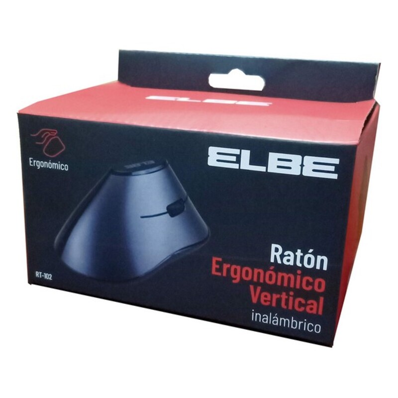 Wireless Mouse ELBE RT-102 Ergonomic 800 dpi Black