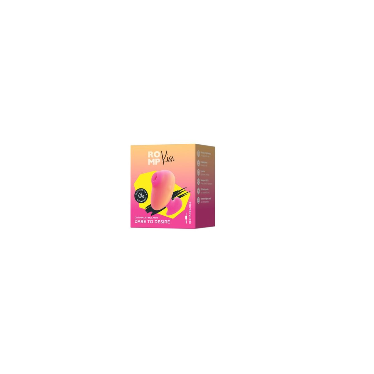 Clitoris Suction Stimulator Romp Pink Clitoris Suction Stimulator Romp Pink