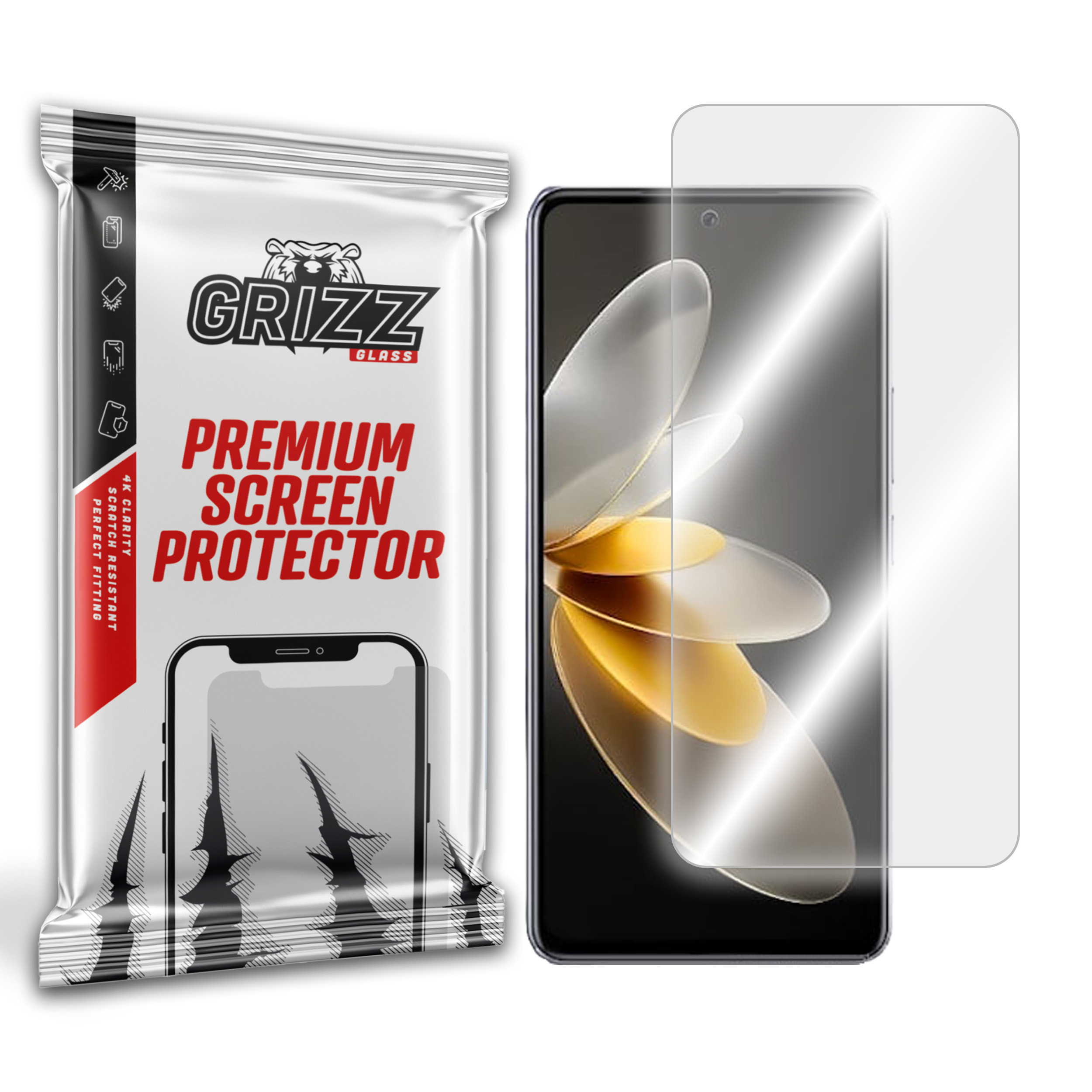 GrizzGlass HybridGlass Vivo V27e Hybrid Glass