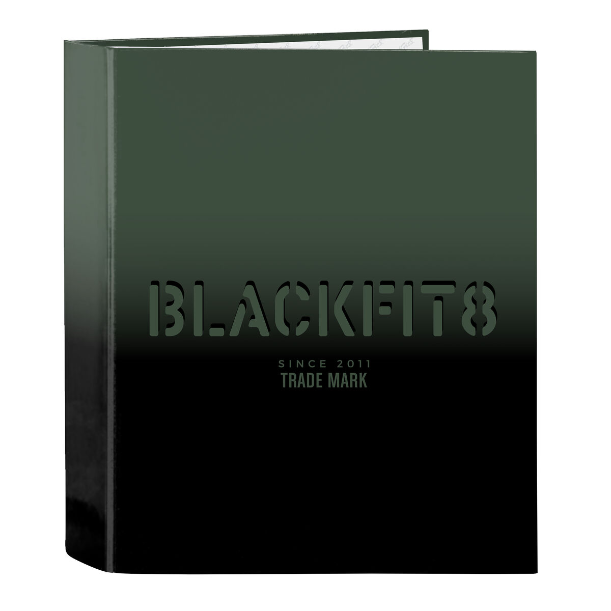 Ring binder BlackFit8 Gradient Black Military green 27 x 33 x 6 cm