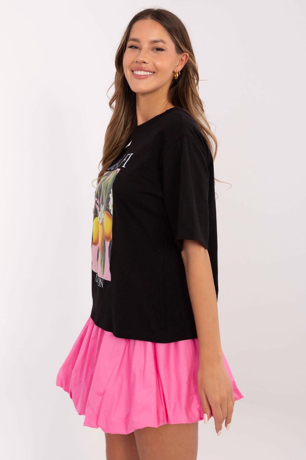  T-shirt model Italy Moda  black