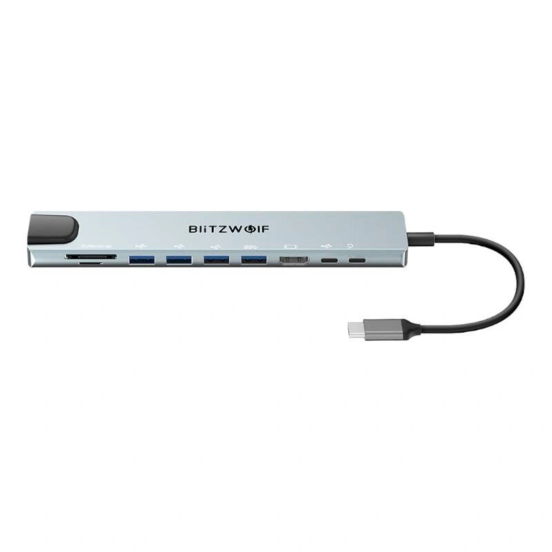 Blitzwolf BW-TH5 10-in-1 USB-C Docking Station (silver)