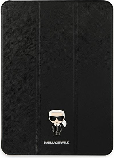 Karl Lagerfeld KLFC11OKMK Apple iPad Pro 11 2021 (3 gen) Book Cover black Saffiano Karl Iconic