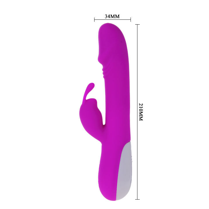 PRETTY LOVE FLIRTATION - ROBERT VIBRATOR WITH CLIT STIMULATION