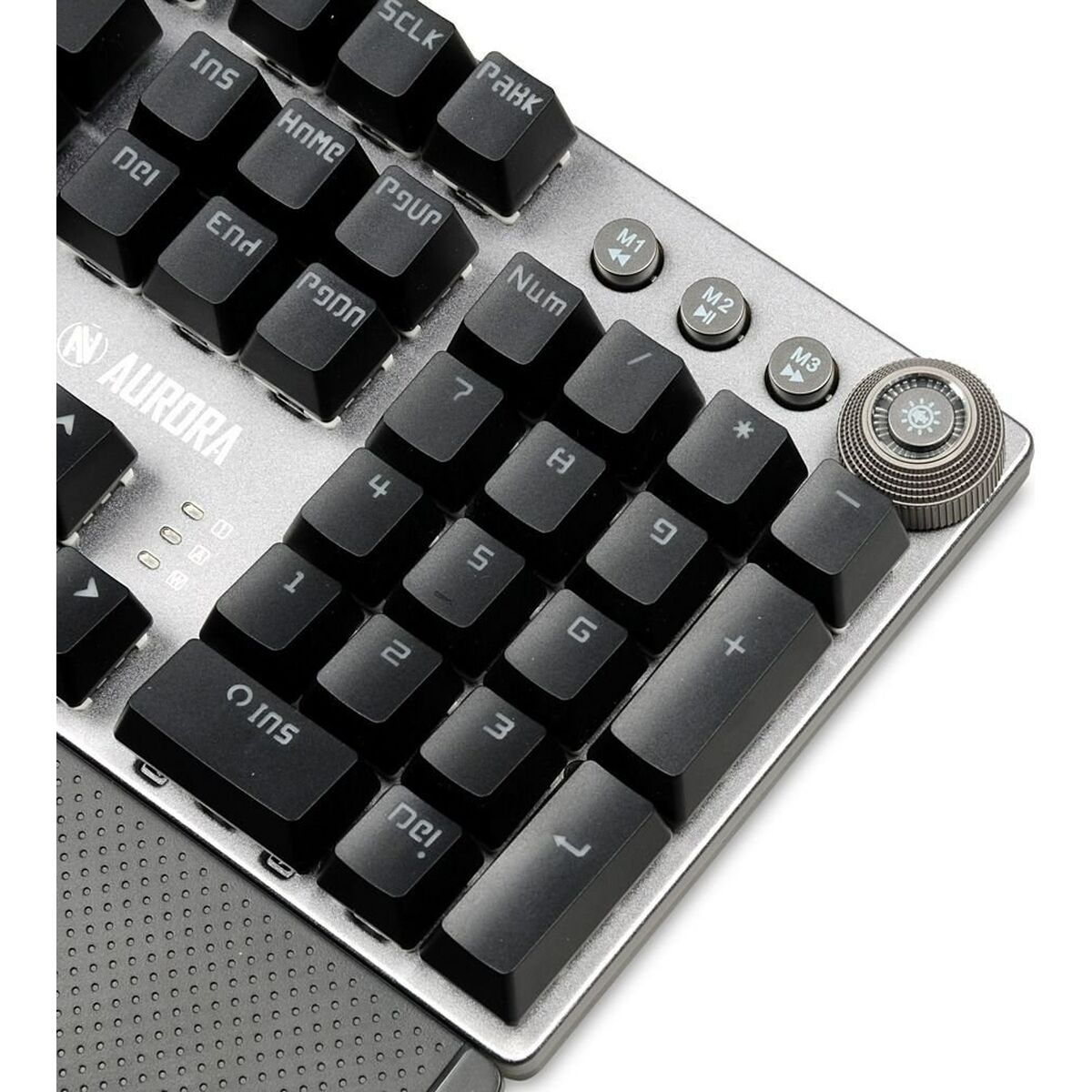 Keyboard Ibox AURORA K-3 Black/Silver Silver QWERTY Keyboard Ibox AURORA K-3 Black/Silver Silver QWERTY