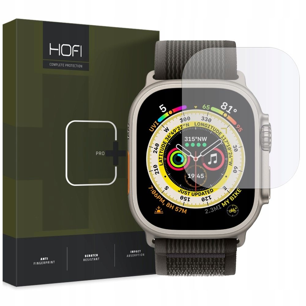 Hofi Glass Pro+ Apple Watch Ultra 49mm Clear