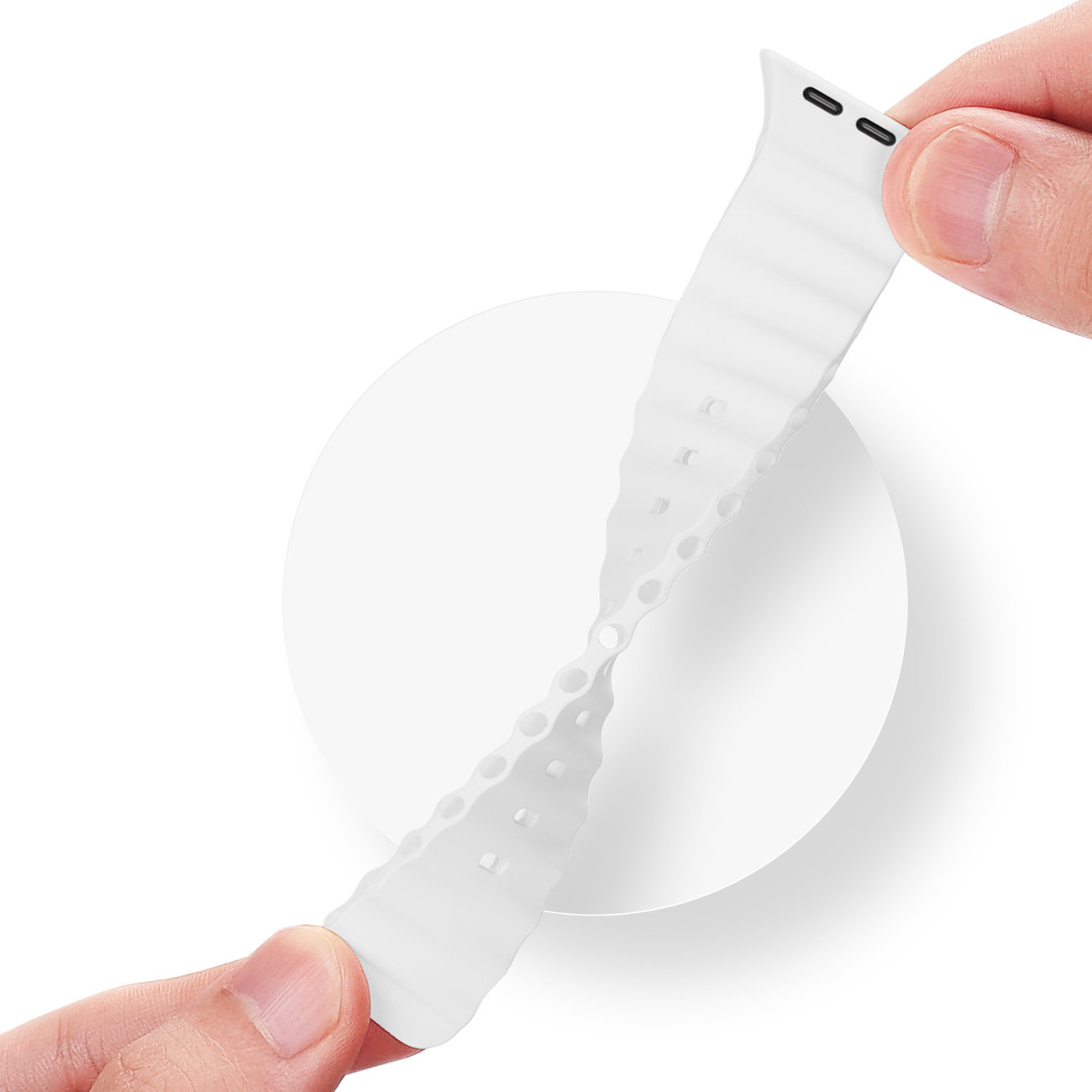 Dux Ducis Strap Apple Watch 4/5/6/7/8/SE 40/41mm white (OceanWave Version)