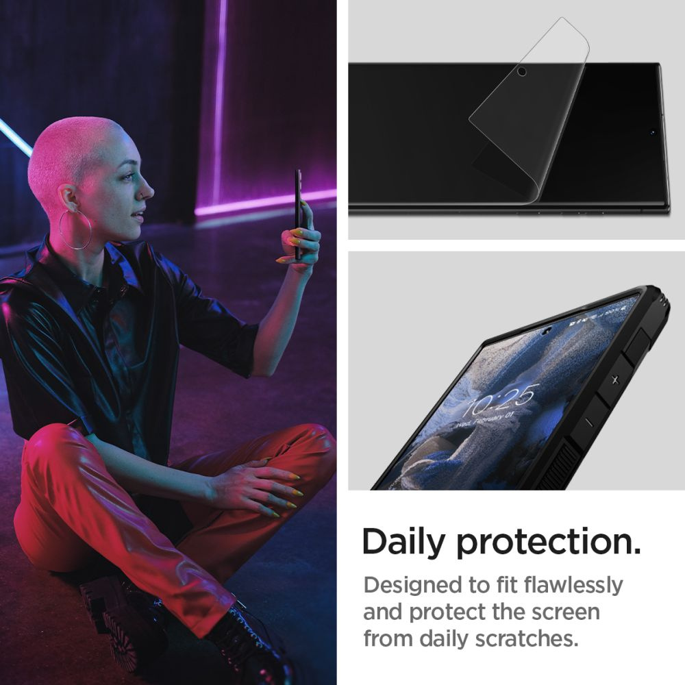 Spigen Neo Flex Samsung Galaxy S23 Ultra Clear [2 PACK]