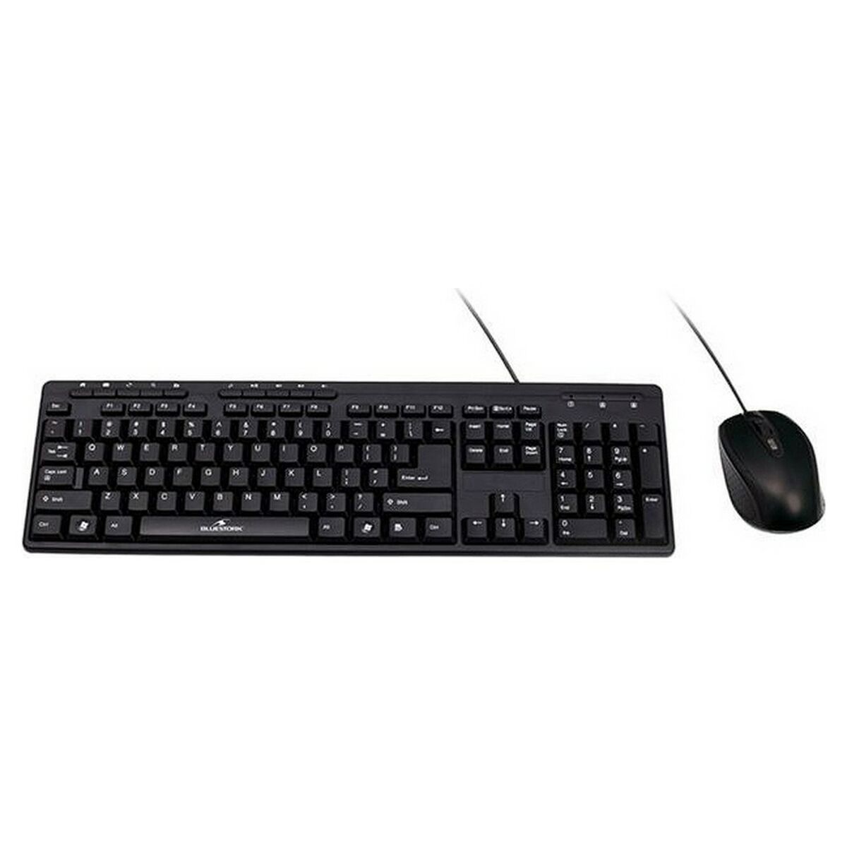 Klawiatura i Myszka Bluestork BSPACKFIRSTII Czarny Francuski AZERTY