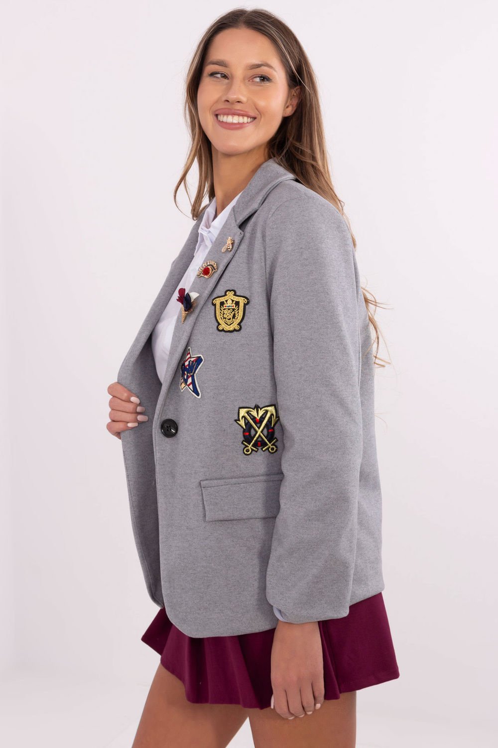  Jacket model 204389 Italy Moda  grey