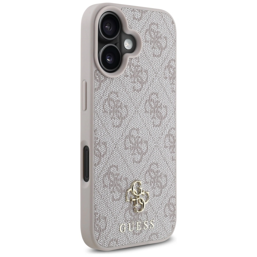 Guess HC PU 4G Small 4G and Classic Apple iPhone 16 MagSafe pink