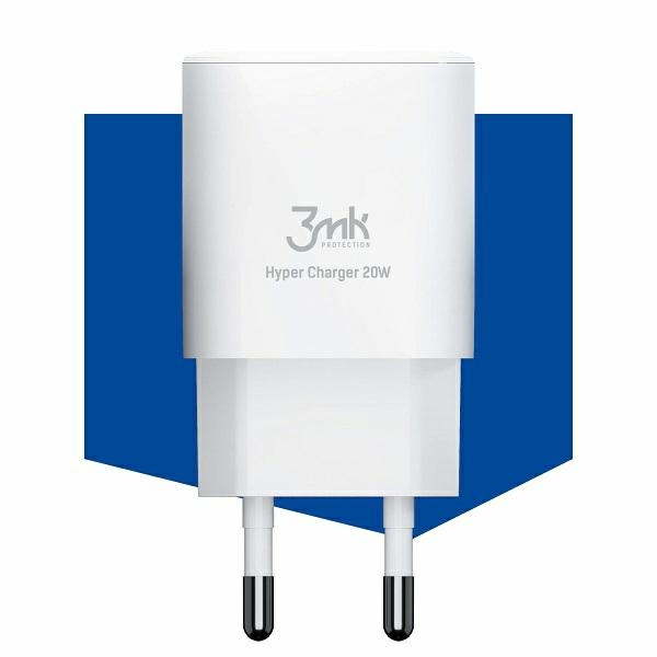 3MK HyperCharger 20W USB-C + USB-A PD 3.0 QC 3.0 white