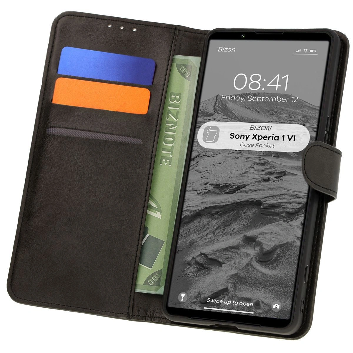 Bizon Case Pocket Sony Xperia 1 VI black