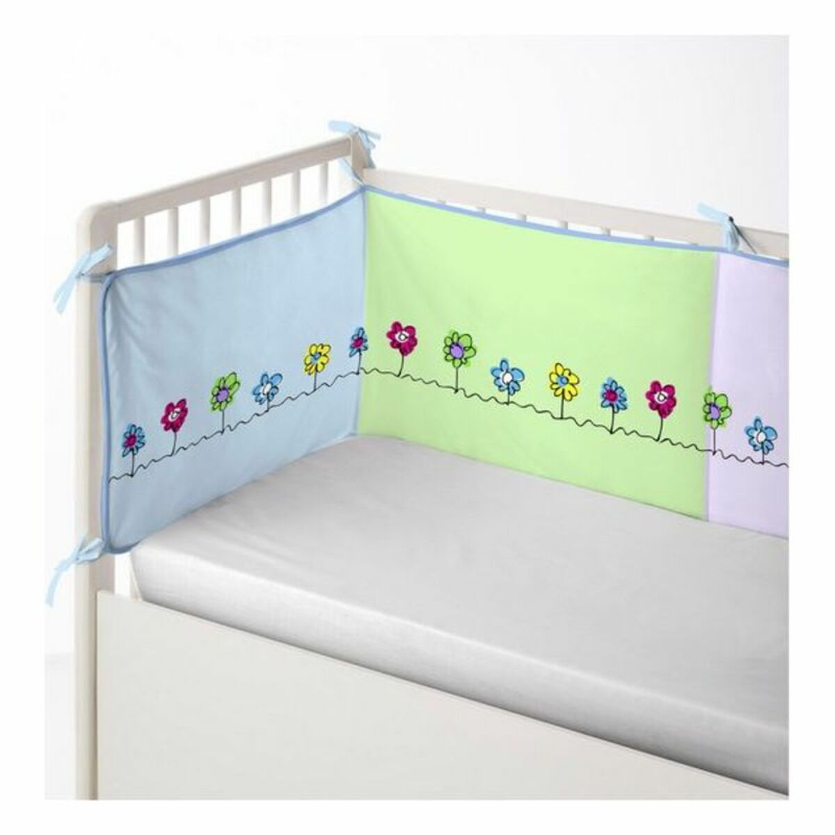 Ochraniacz na łóżeczko Cool Kids Patch Garden (60 x 60 x 60 + 40 cm)