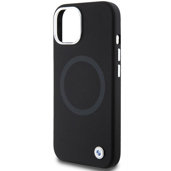 BMW BMHMP15SSILBK2 Apple iPhone 15 Signature Liquid Silicone MagSafe black