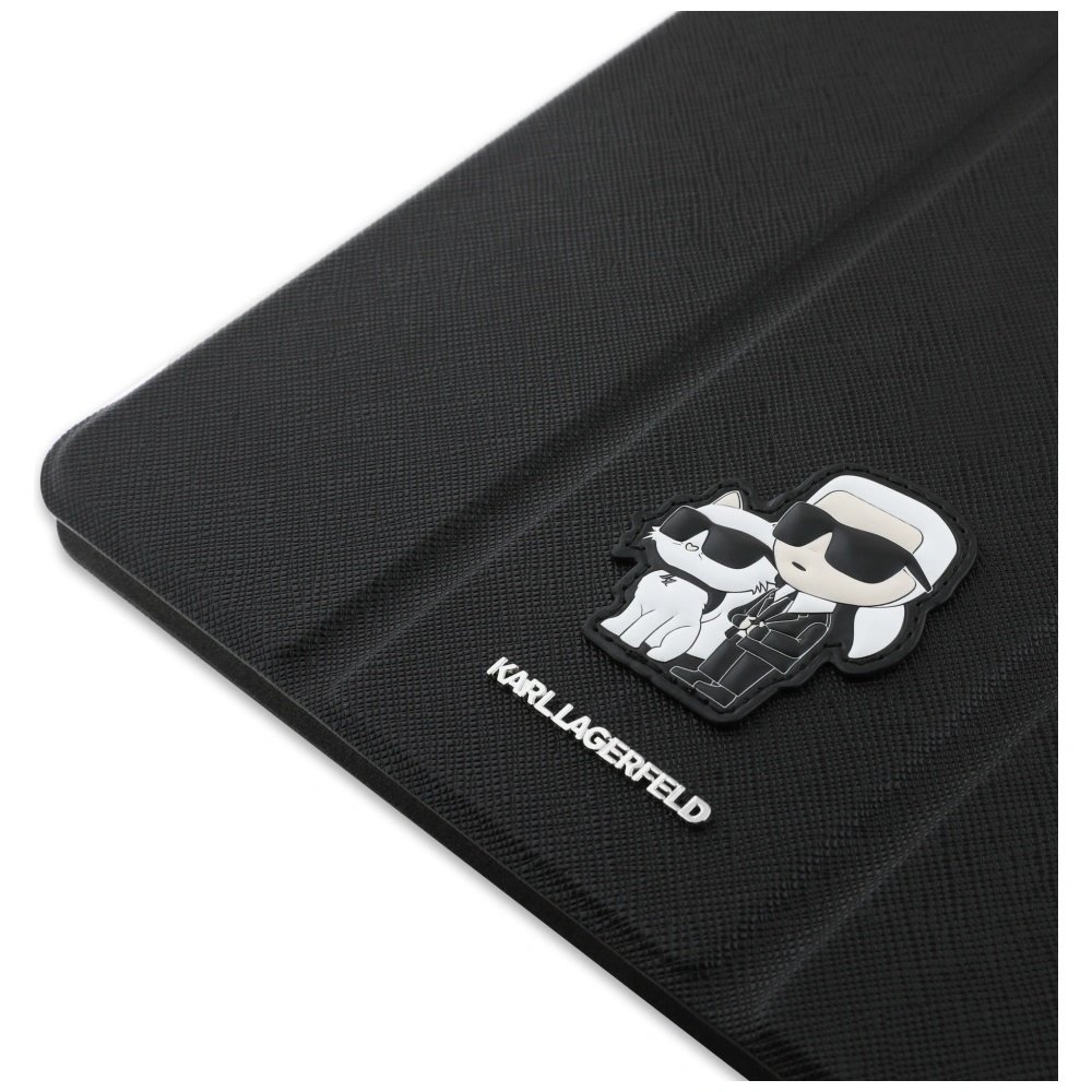 Karl Lagerfeld KLFC13PM24SAKCK Apple iPad Pro 13" 2024 (7 gen) Book Cover Saffiano Magnetic Karl &Choupette black