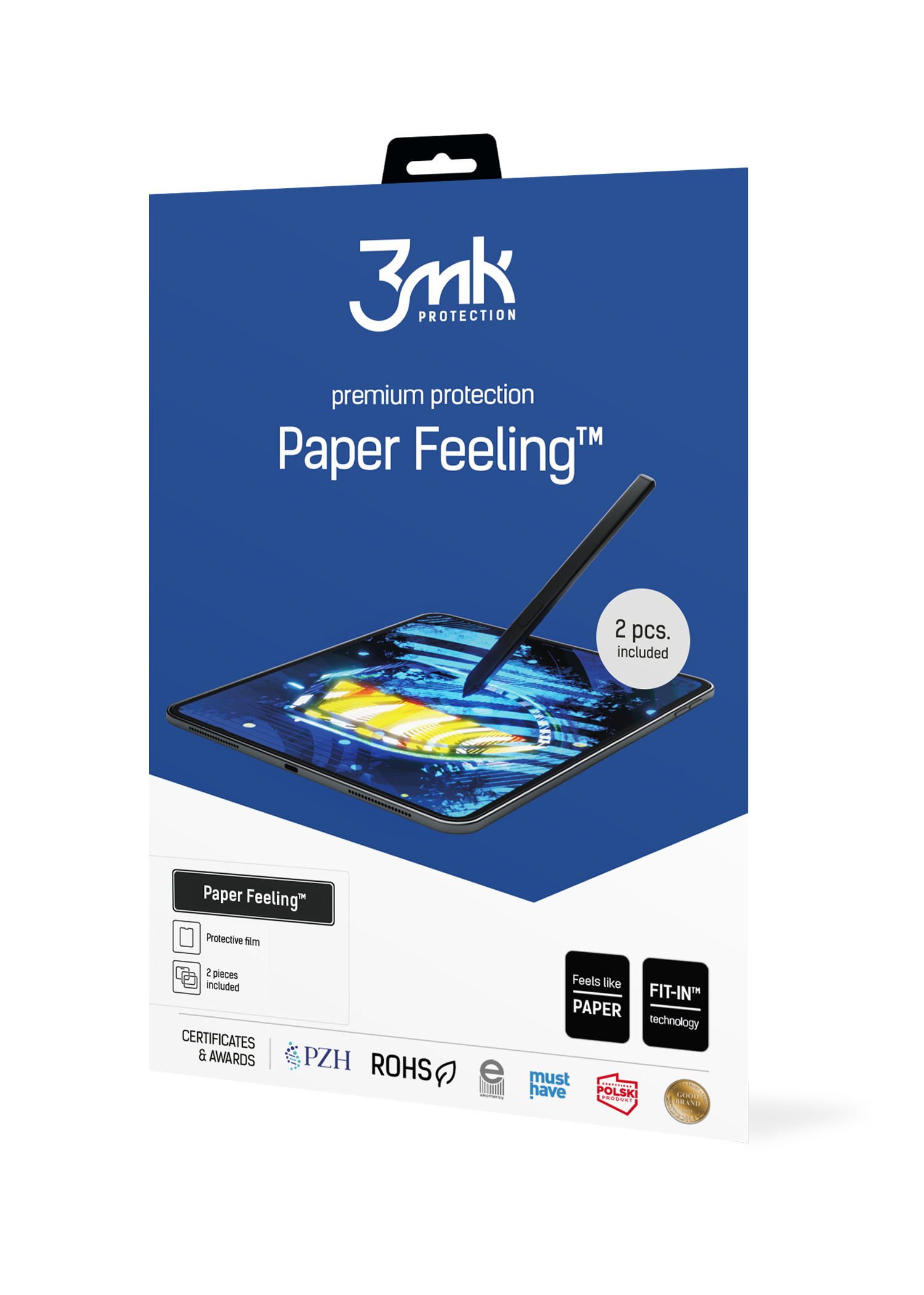 3MK PaperFeeling Apple iPad 10.2 2019/2020/2021 7, 8, 9 Gen/iPad Air 10.5 2019 3 Gen [2 PACK]