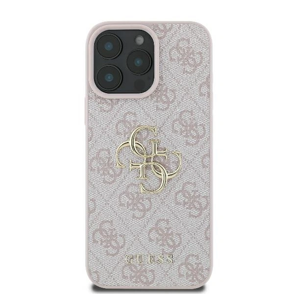 Case Guess GUHCP16X4GMGPI Apple iPhone 16 Pro Max hardcase 4G Big Logo pink