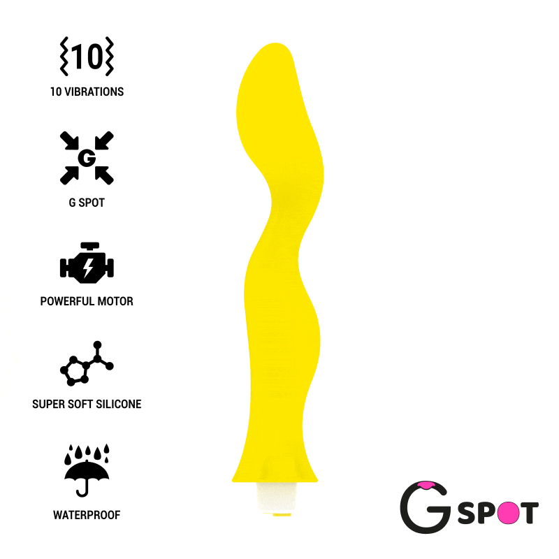 G-SPOT-  GAVYN G-SPOT VIBRATOR YELLOW