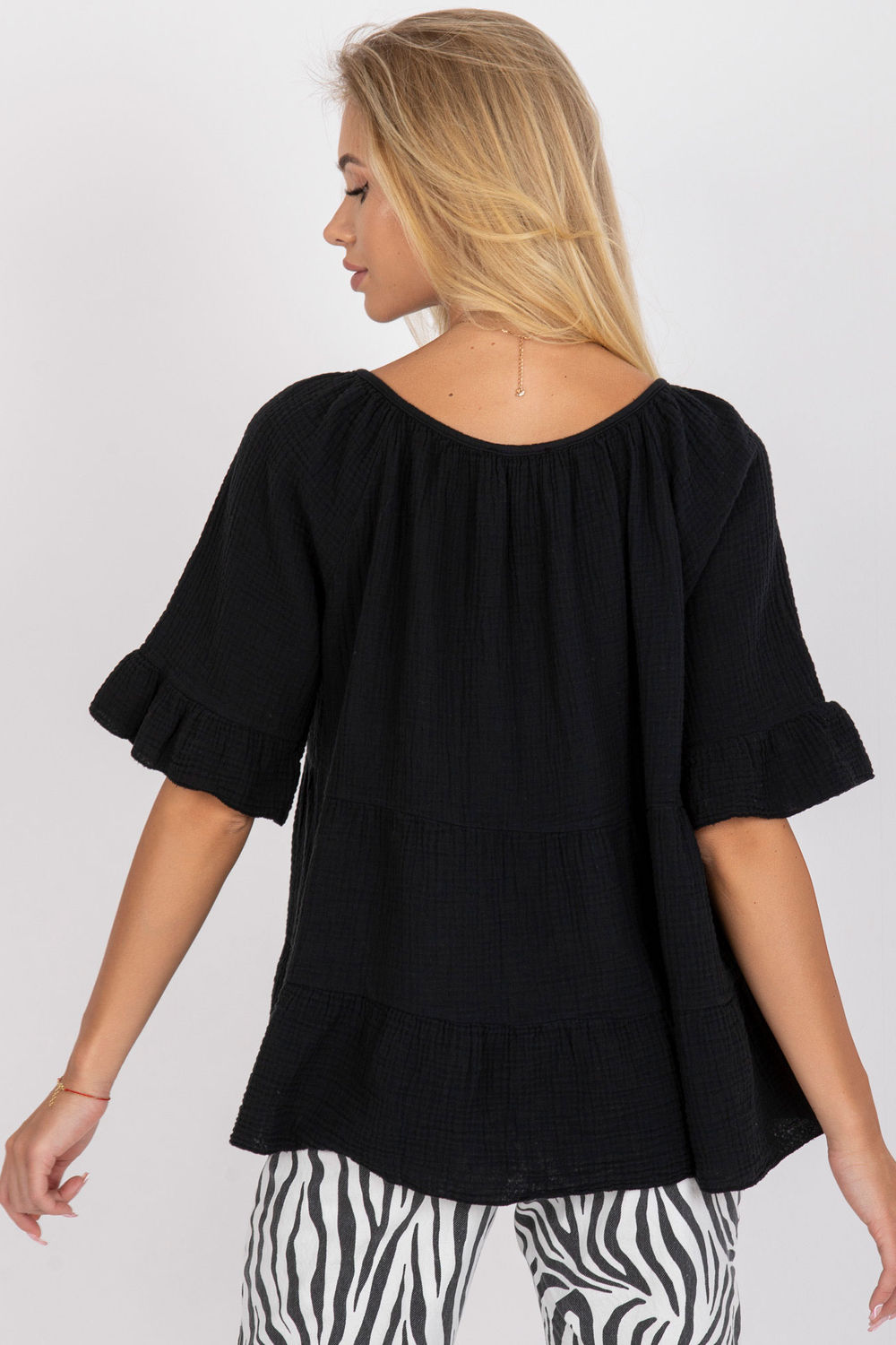  Blouse model 165886 Och Bella  black