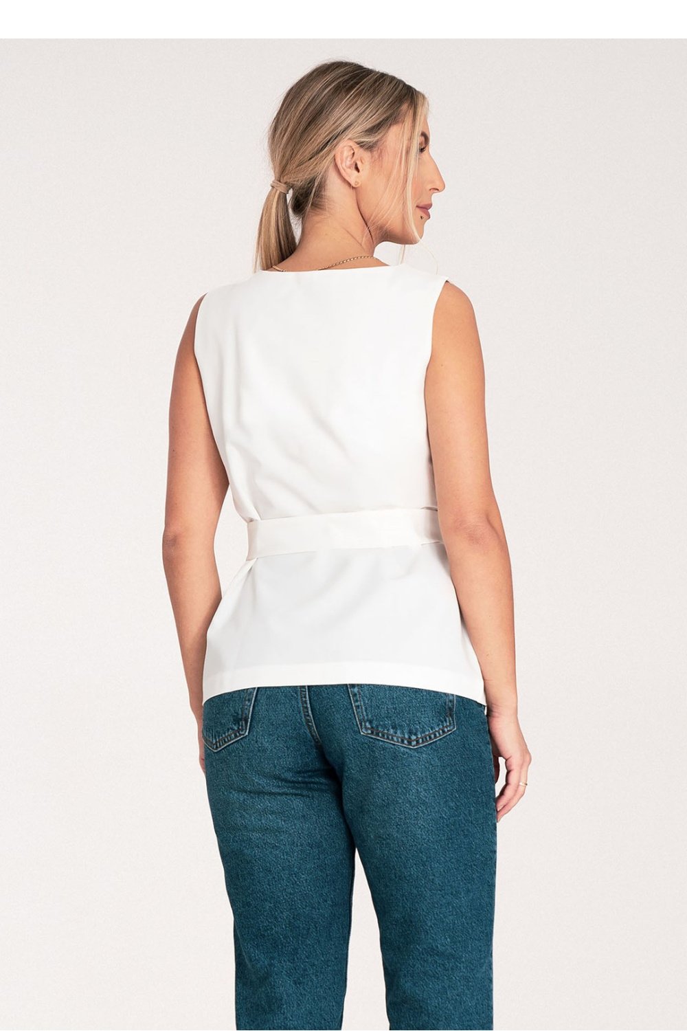  Blouse model 204321 Figl  beige