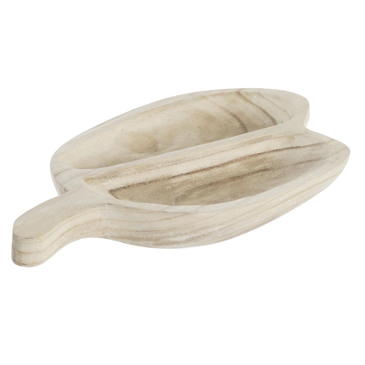 Snack tray DKD Home Decor 38 x 21 x 5 cm 30 x 21 x 5 cm Natural Light brown Tropical