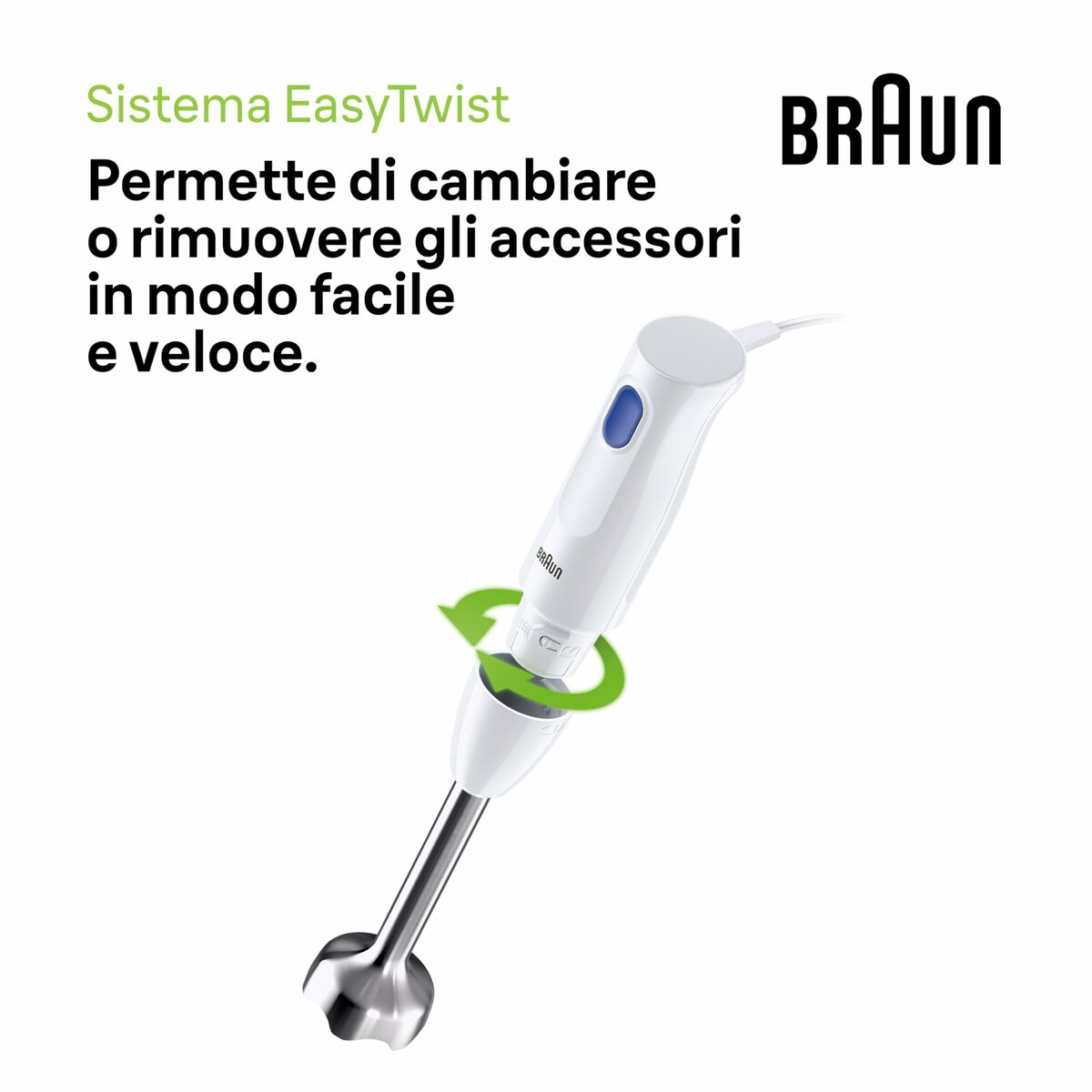 Cup Blender Braun MQ10.001MWH White 450 W Cup Blender Braun MQ10.001MWH White 450 W