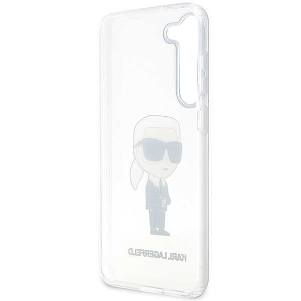 Karl Lagerfeld KLHCS23MHNIKTCT Samsung Galaxy S23+ Plus transparent hardcase Ikonik Karl Lagerfeld
