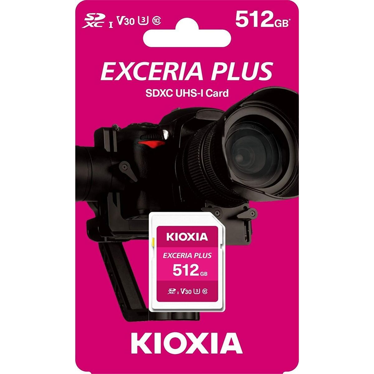Karta Pamięci Micro-SD z Adapterem Kioxia PLUS UHS-I C10 R98 512 GB