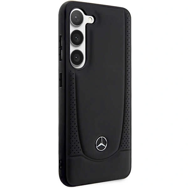 Mercedes MEHCS23SARMBK Samsung Galaxy S23 hardcase Leather Urban black