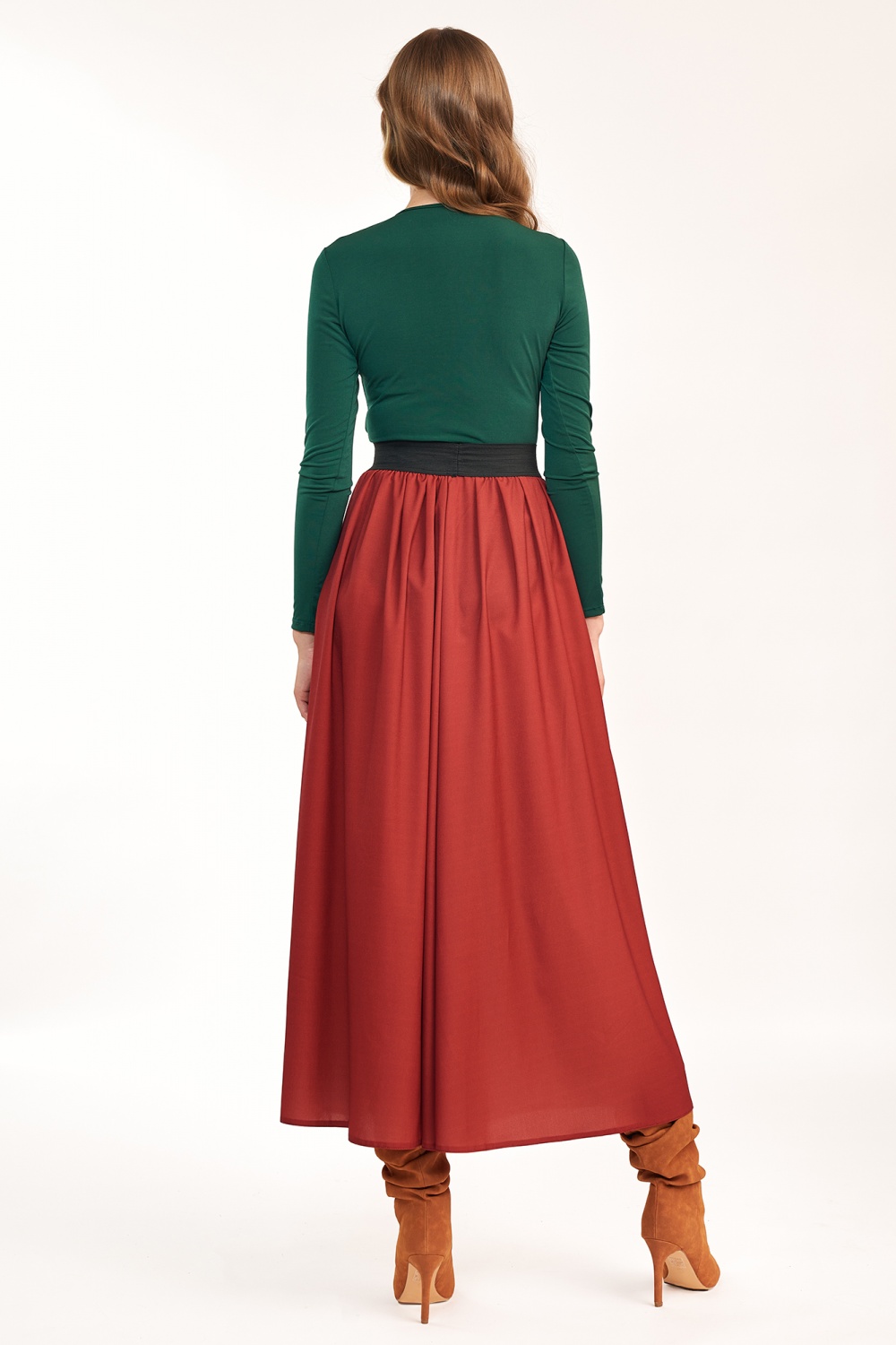  Long skirt model 158900 Nife  red