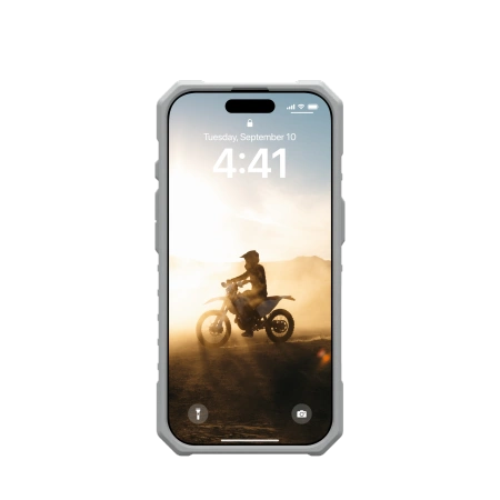 UAG Urban Armor Gear Pathfinder Clear MagSafe Apple iPhone 16 Pro MagSafe (active neon)
