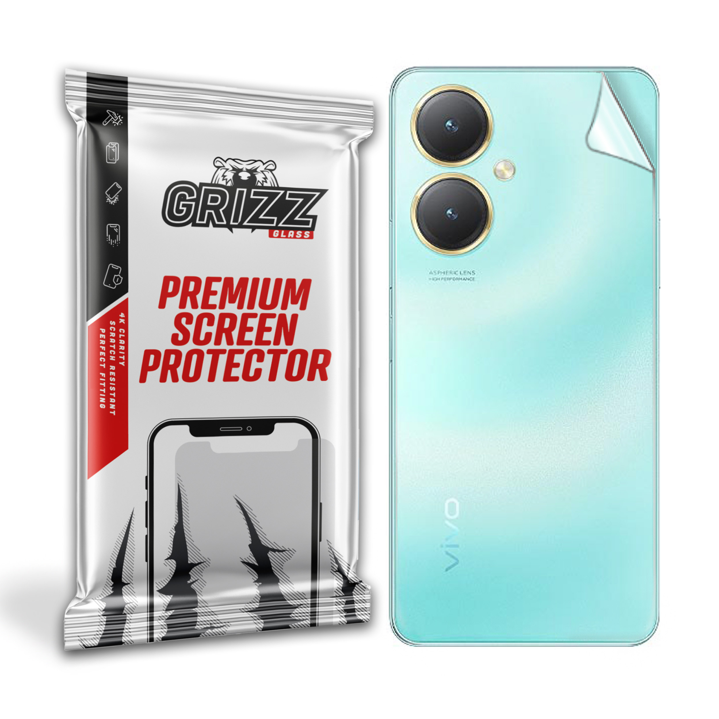 GrizzGlass SatinSkin vivo Y35+