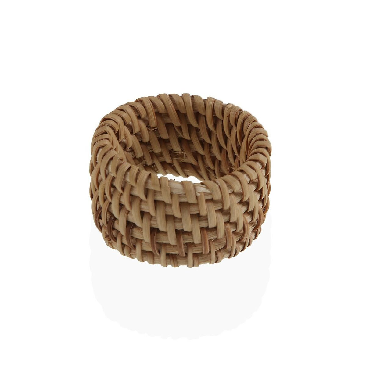 Napkin holder Versa Brown Rattan 5 x 3 x 5 cm