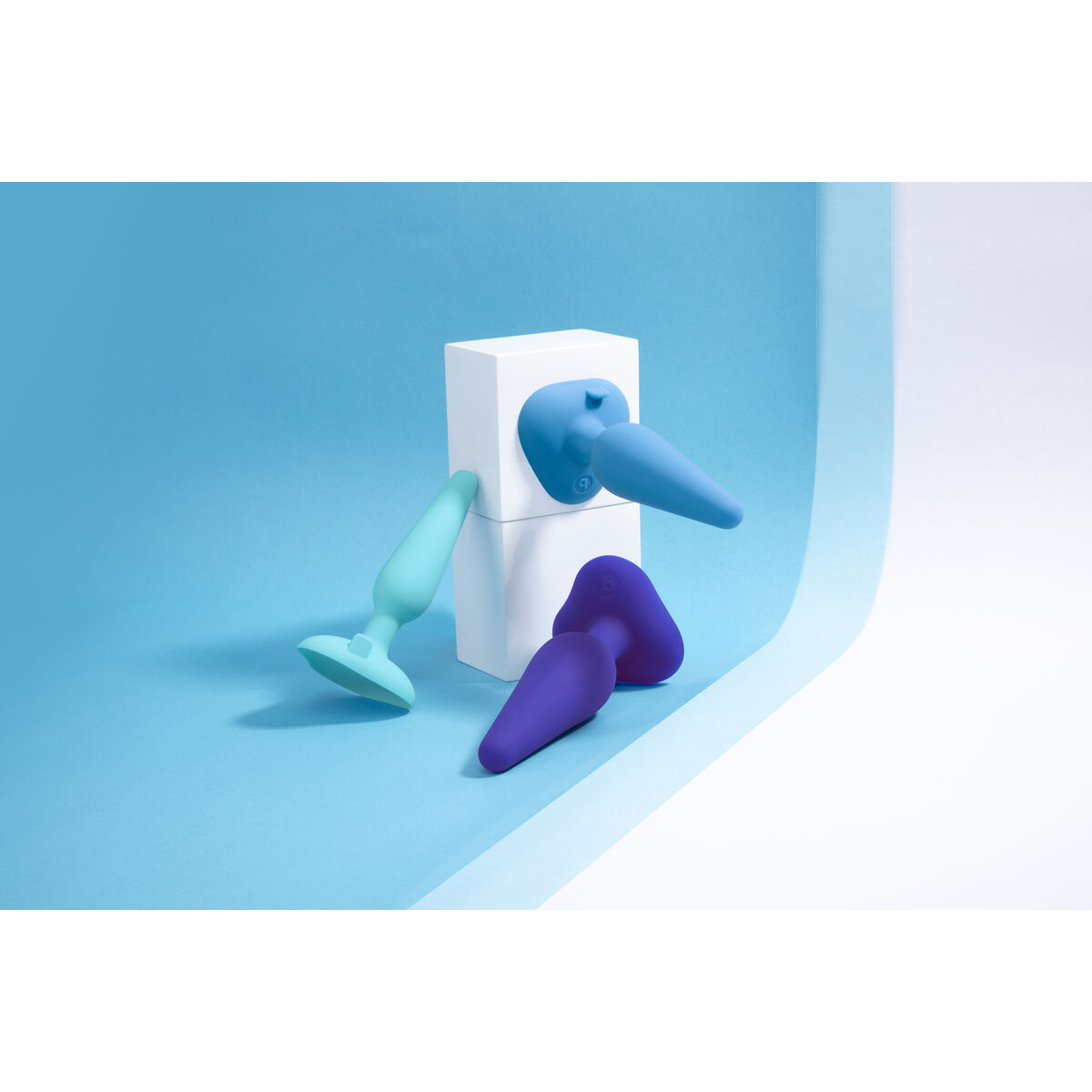 Gplug Small Neon Rose B-Vibe Blue (10 cm) (12 cm) Gplug Small Neon Rose B-Vibe Blue (10 cm) (12 cm)