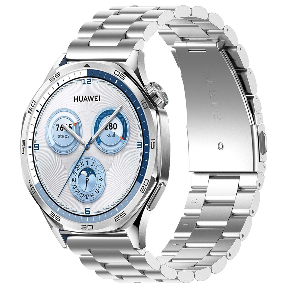 Bizon Strap Watch Aura Smartwatch 22mm silver