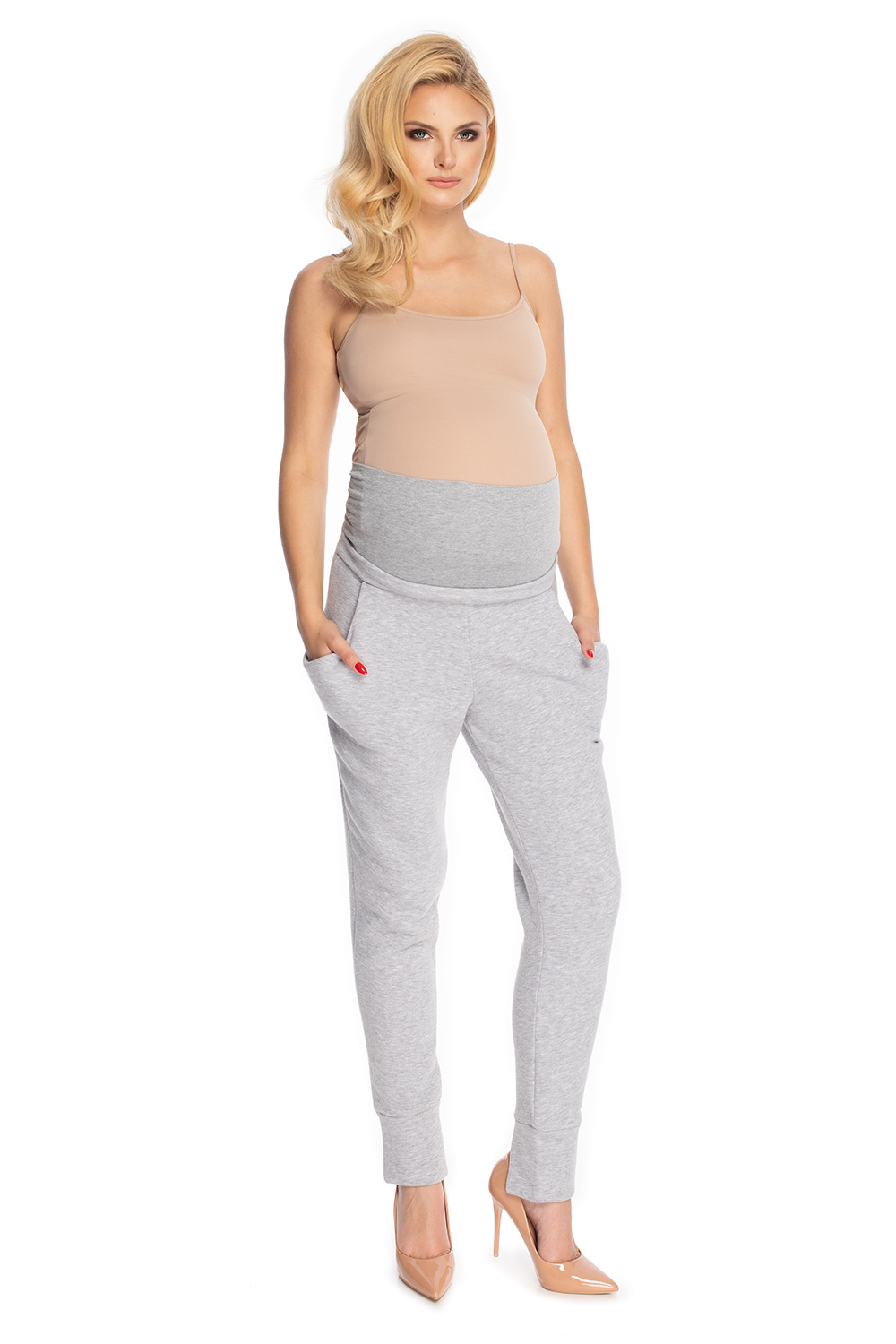  Women trousers model 147525 PeeKaBoo  grey
