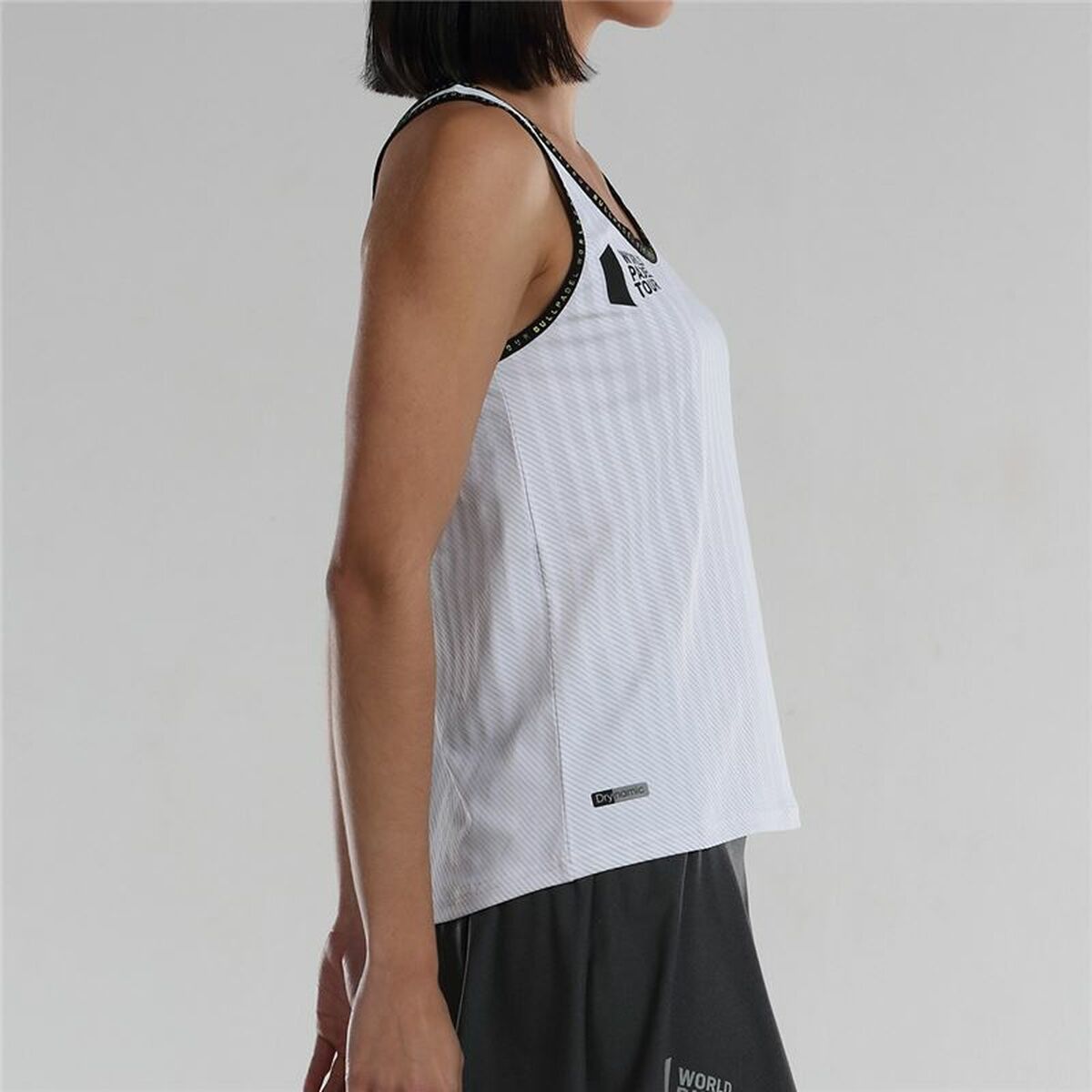 Tank Top Women Bullpadel Lugar Padel White Tank Top Women Bullpadel Lugar Padel White
