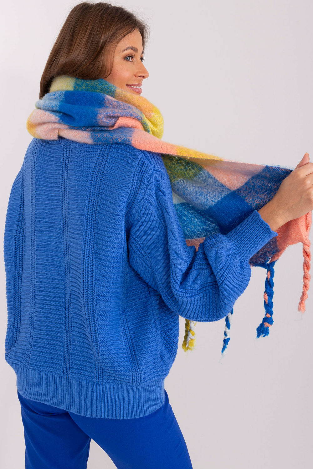  Shawl model 191703 AT  yellow