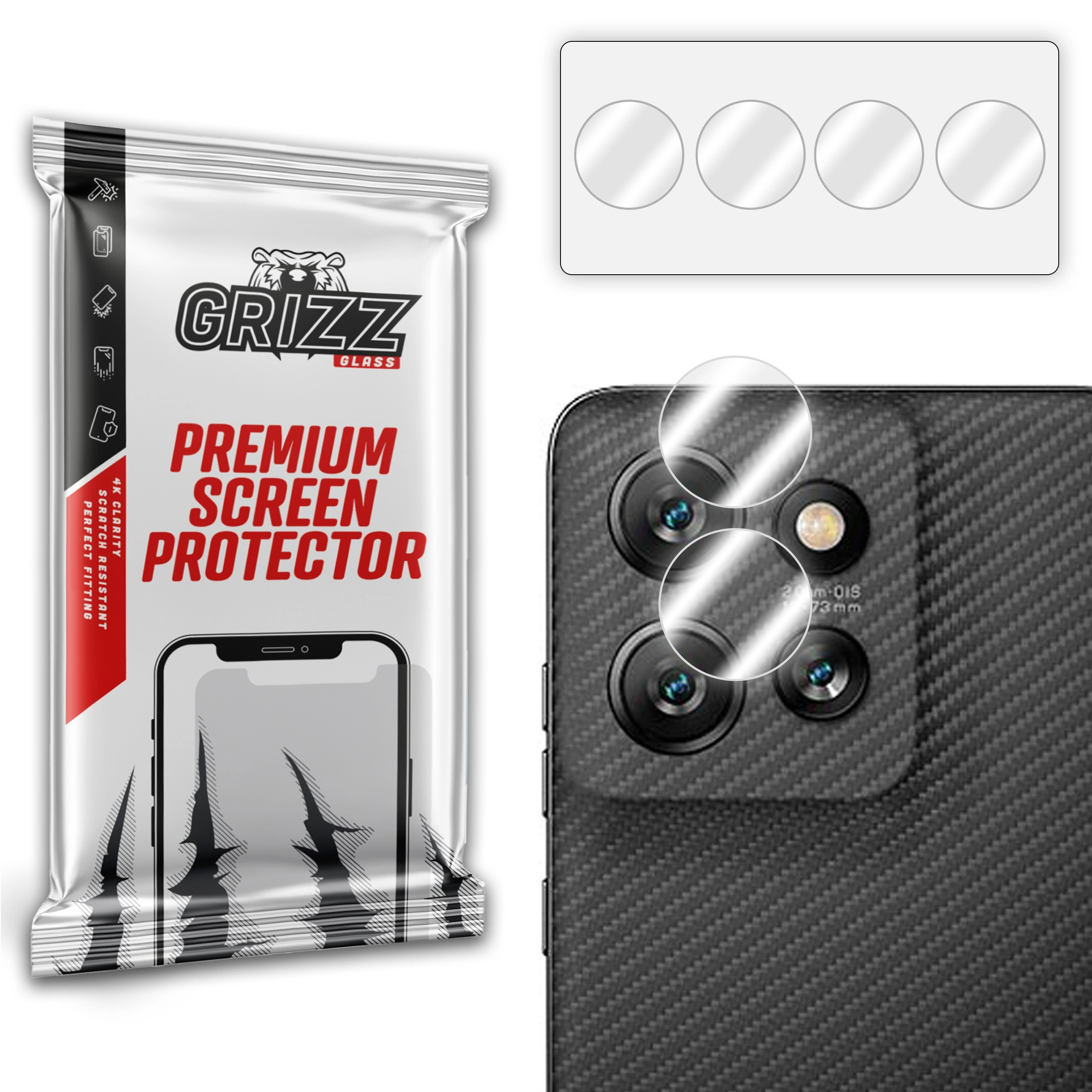 GrizzGlass HybridGlass Camera Motorola ThinkPhone 25