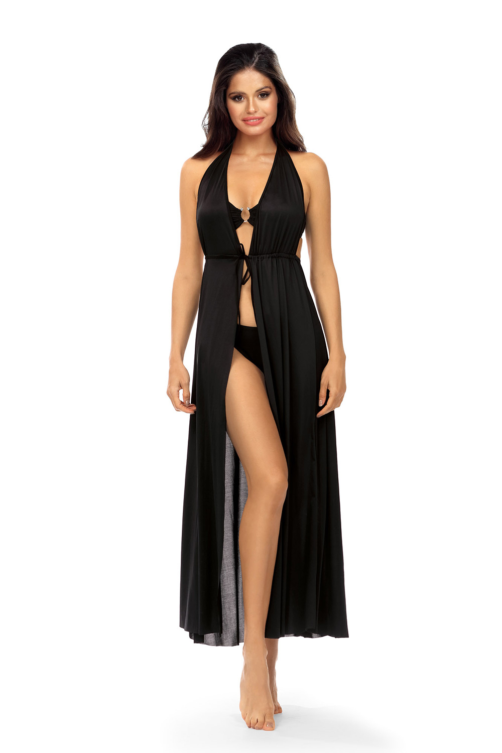  Beach tunic model 182772 Lorin  black