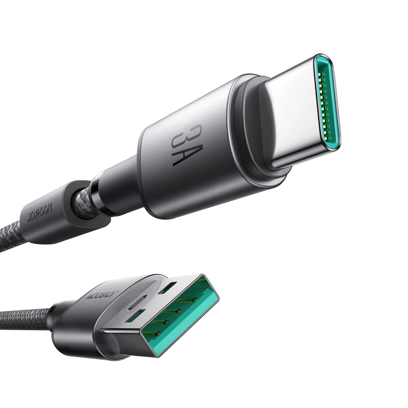 Joyroom S-A50 Unlimited Series 3A USB-A / USB-C cable with magnetic organiser 1.2m grey
