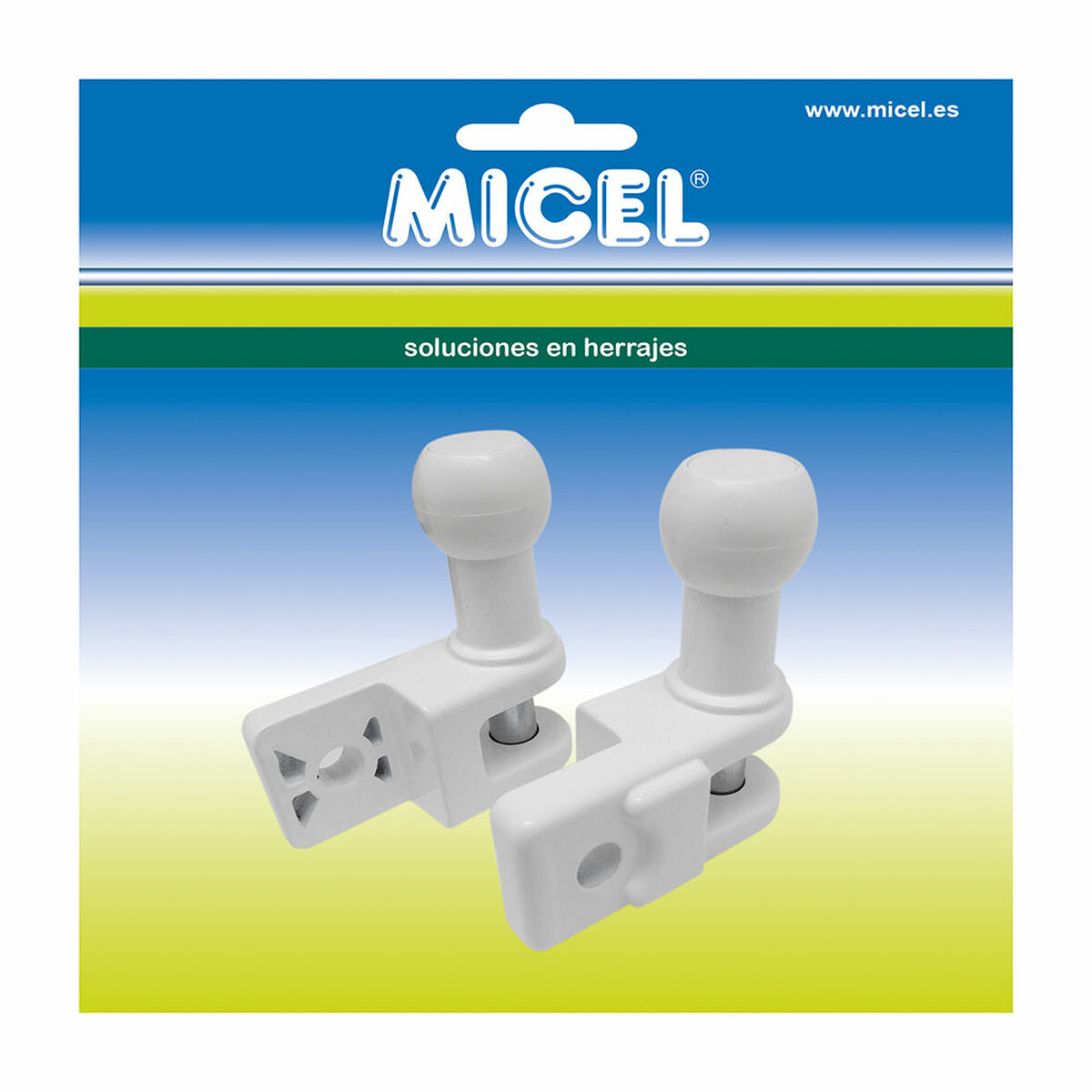 Awning support Micel TLD01 White 6,9 x 3,07 x 7,32 cm 2 Pieces Handrail